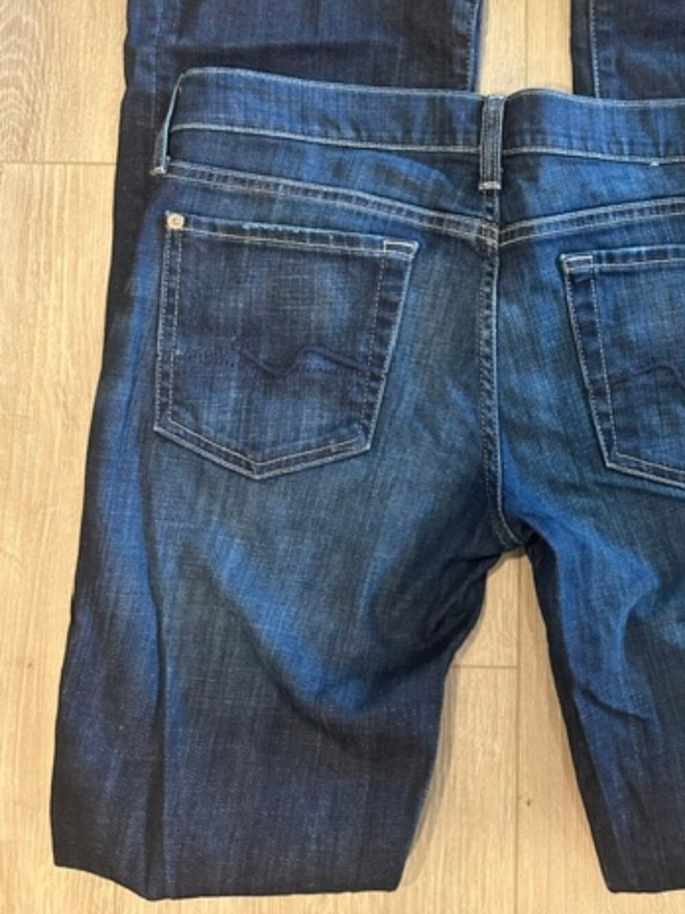 7 For All Mankind Dark Wash Bootcut Jeans size 29 - Picture 4 of 8